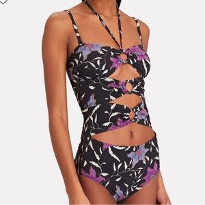 Isabel Marant Etoile Stiza Floral One-Piece Swimsuit